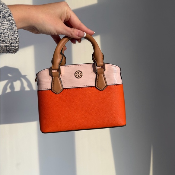Tory Burch Mini Bag in Orange and Pink - Picture 1 of 5